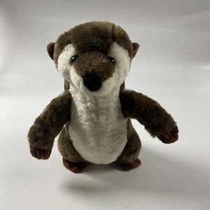 The Petting Zoo Sea Otter Plush Brown 10" Standing Stuffed Animal Realistic 2023